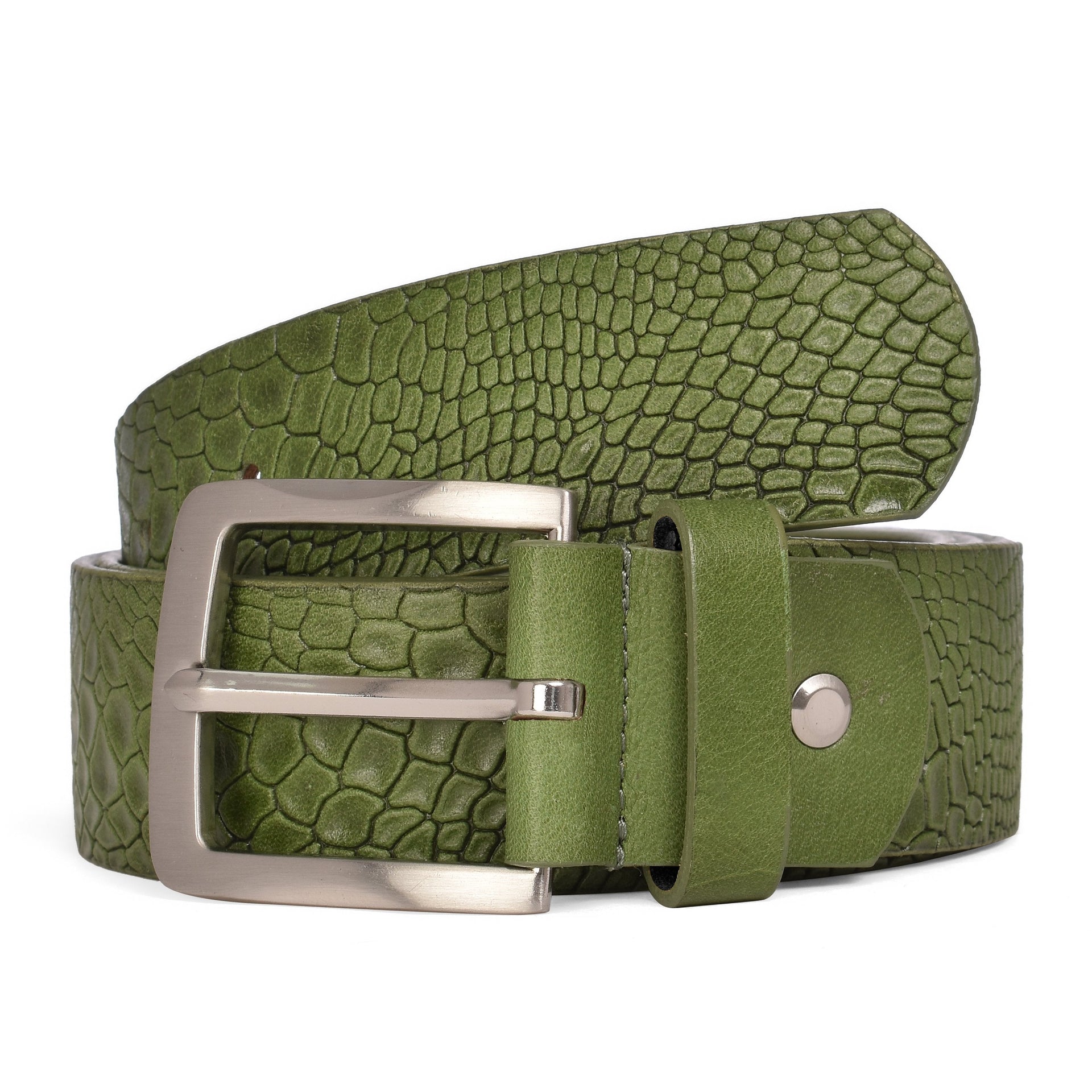 Snake Celebrity Belt - Leaf Green / 30 inch - 75 cm - Belts